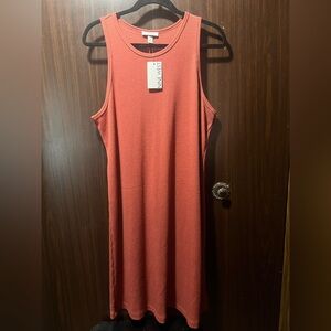 Womens Size Xlarge | NINE WEST | Ribbed Dress | NWT  Shift Dress Sleeveless